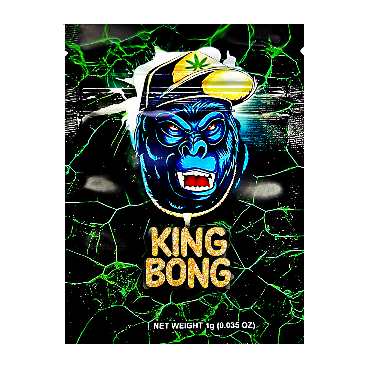 1g Exotic Mylar Bag - King Kong (100 Count)