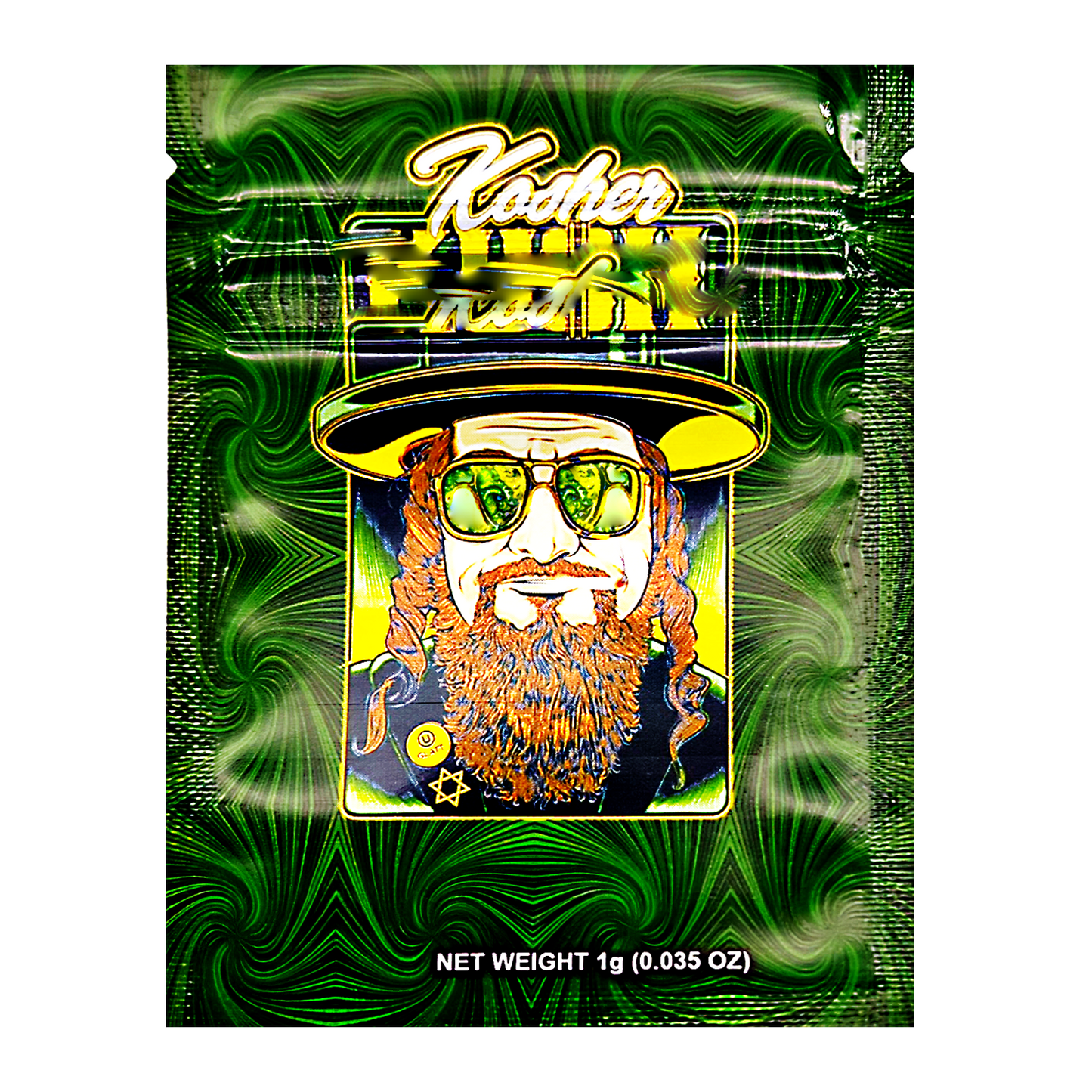 1g Exotic Mylar Bag - Kosher Kush (100 Count)