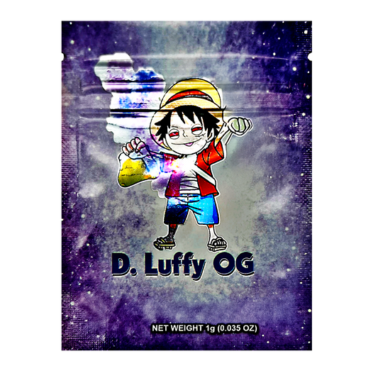 1g Exotic Mylar Bag - D Luffy Stoned (100 Count)