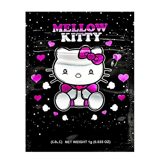 1g Exotic Mylar Bag - Mellow Kitty (100 Count)
