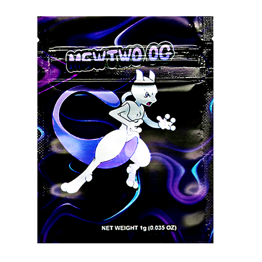 1g Exotic Mylar Bag - Mewtwo OG (100 Count)