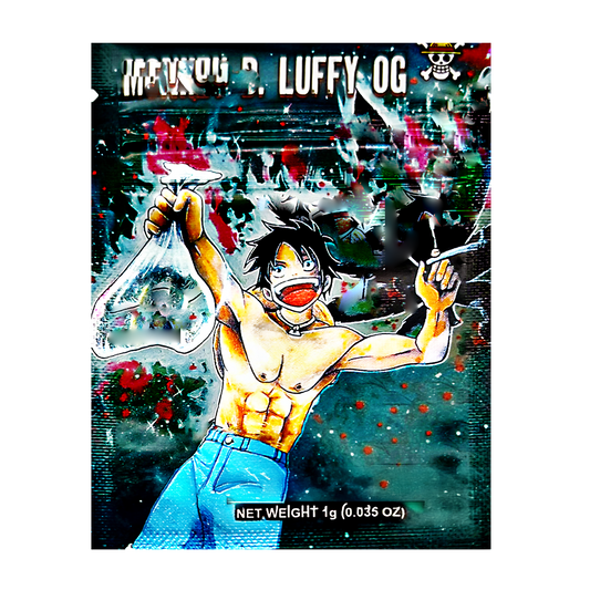 1g Exotic Mylar Bag - Monkey D Luffy (100 Count)