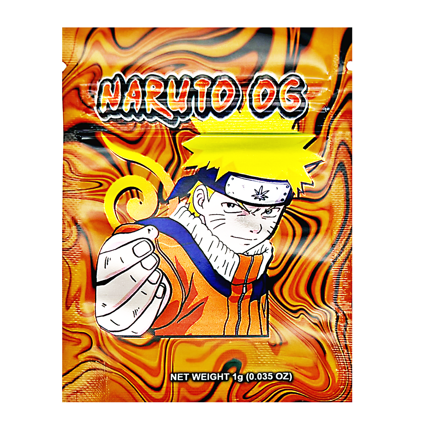 1g Exotic Mylar Bag - Naruto OG (100 Count)