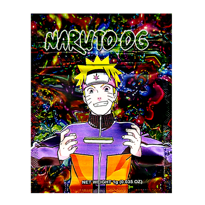 1g Exotic Mylar Bag - Naruto OG Stressed (100 Count)