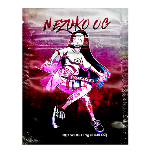 1g Exotic Mylar Bag - Nezuko OG (100 Count)