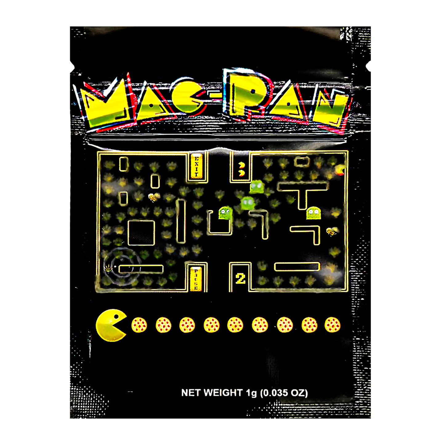 1g Exotic Mylar Bag - Pac-Man (100 Count)