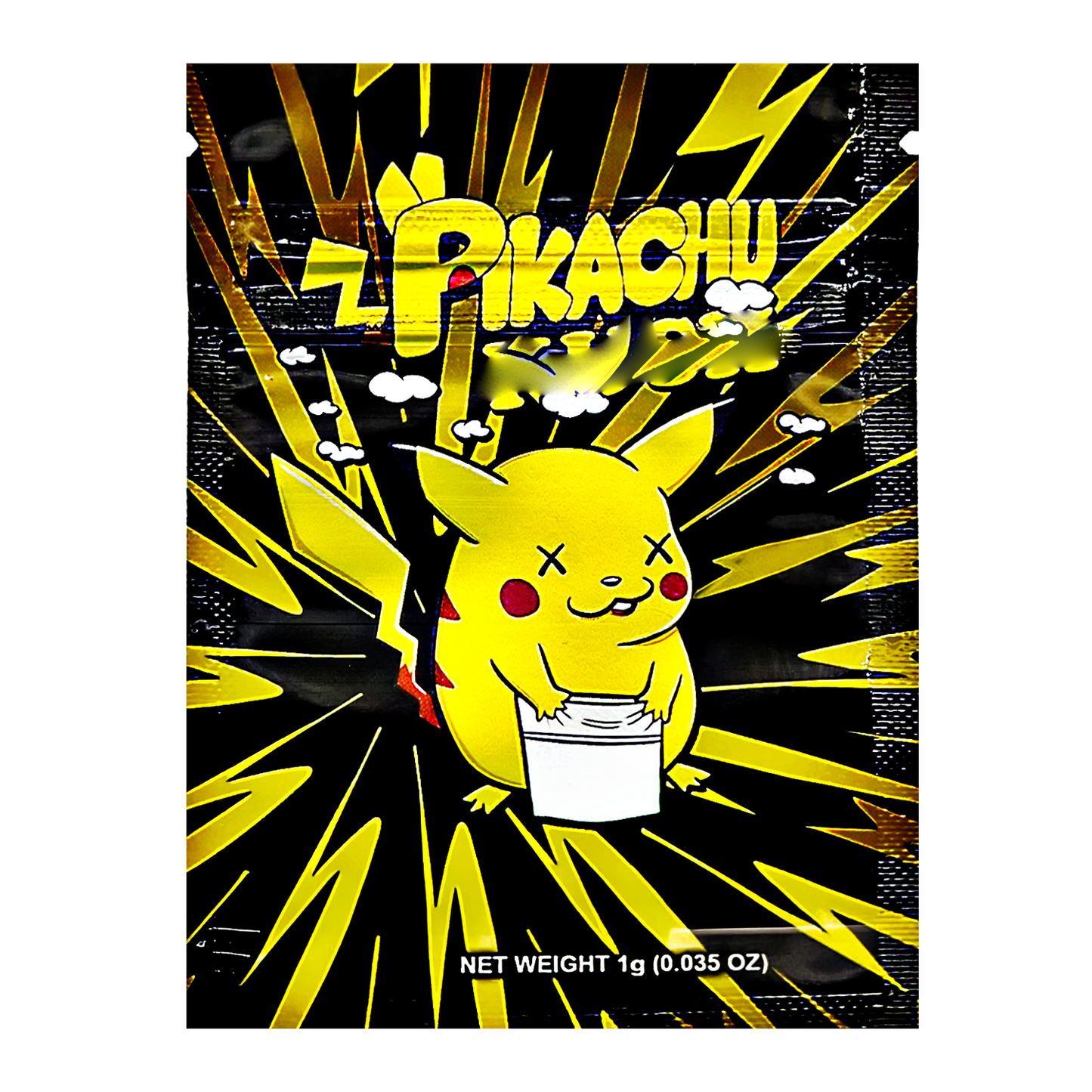 1g Exotic Mylar Bag - Pikachu Kush (100 Count)