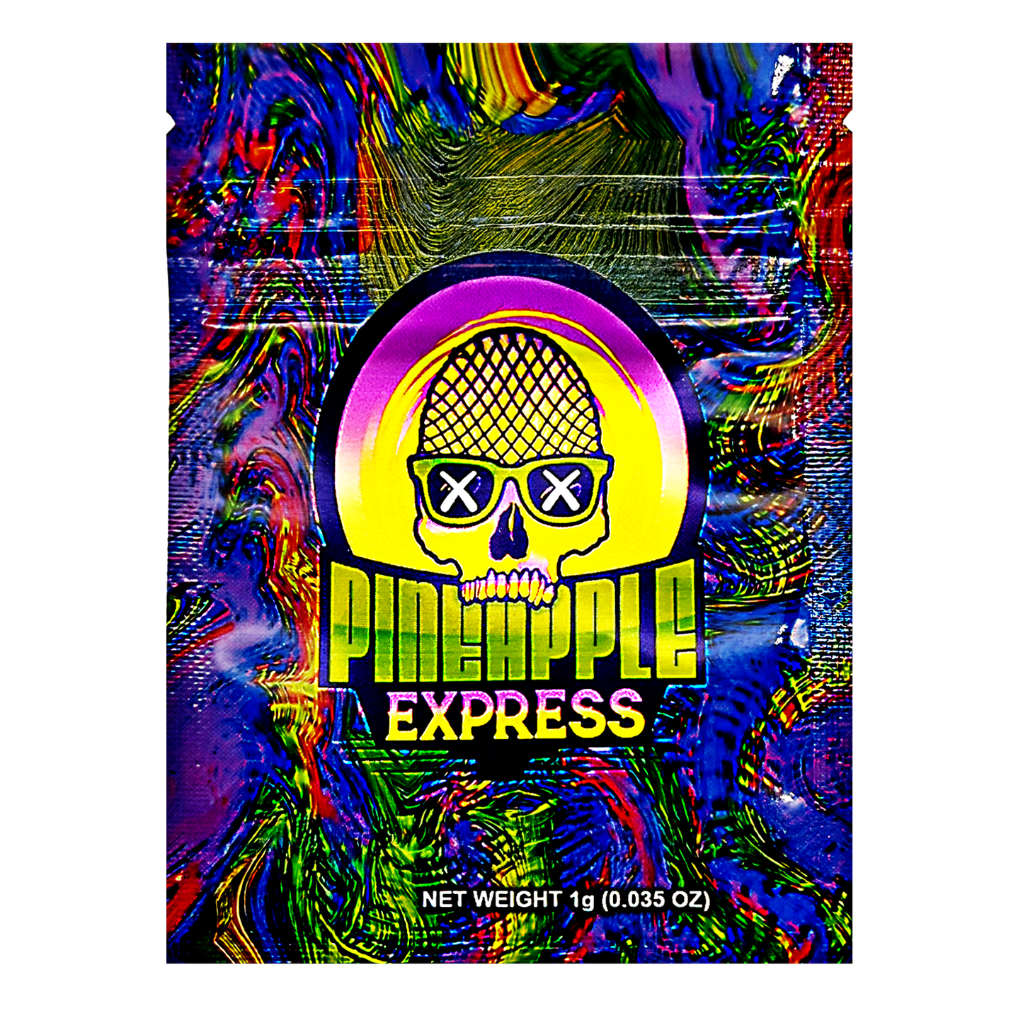1g Exotic Mylar Bag - Pineapple Express (100 Count)