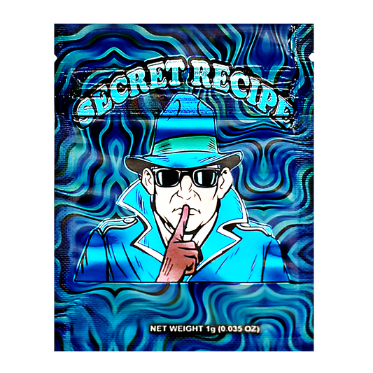 1g Exotic Mylar Bag - Secret Recipe (100 Count)