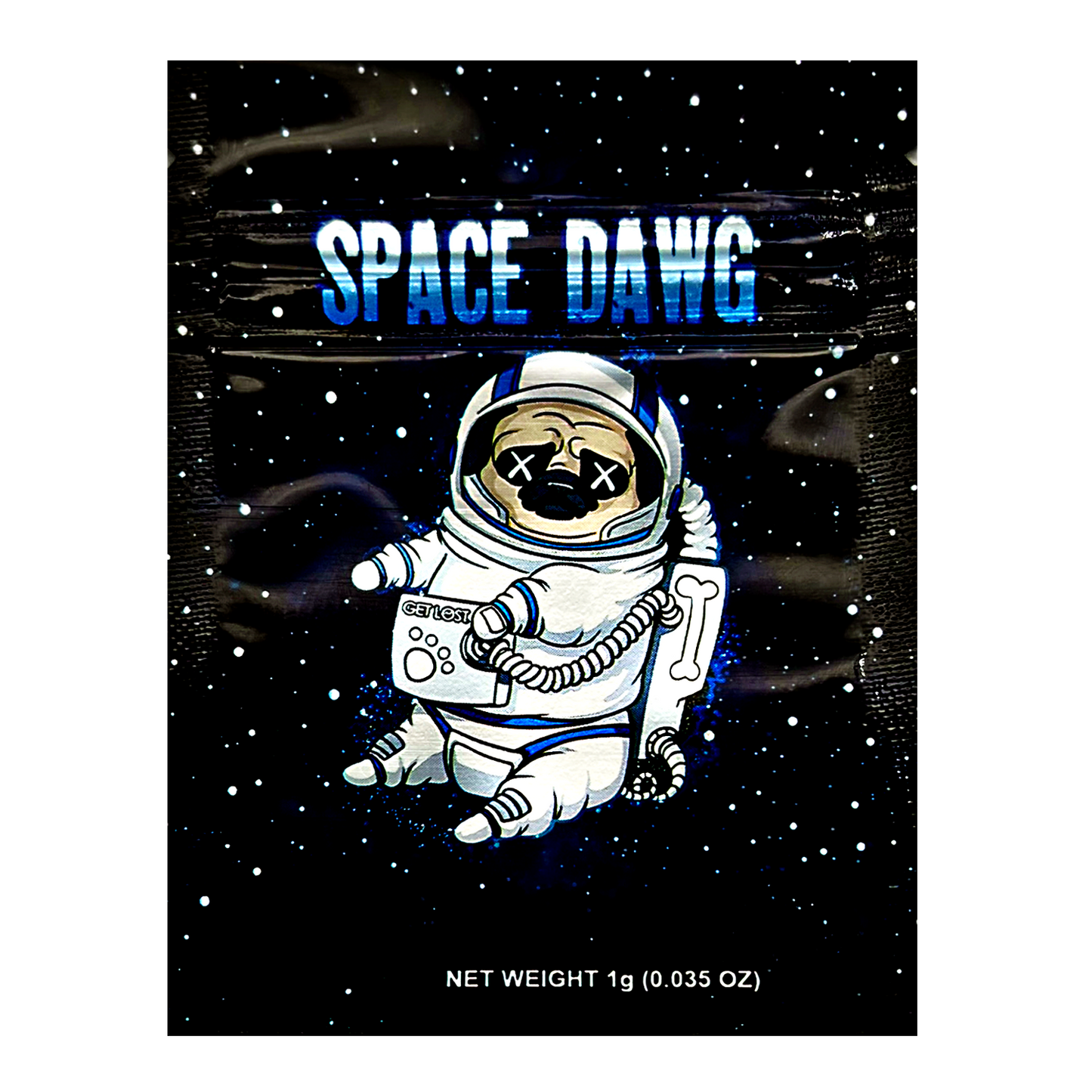 1g Exotic Mylar Bag - Space Dawg (100 Count)