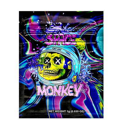 1g Exotic Mylar Bag - Space Monkey (100 Count)