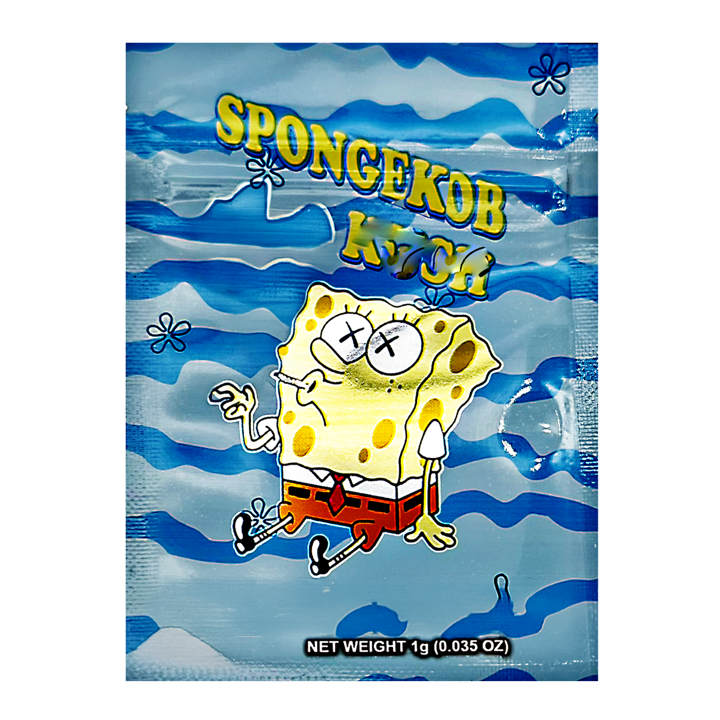 1g Exotic Mylar Bag - SpongeBob Kush (100 Count)