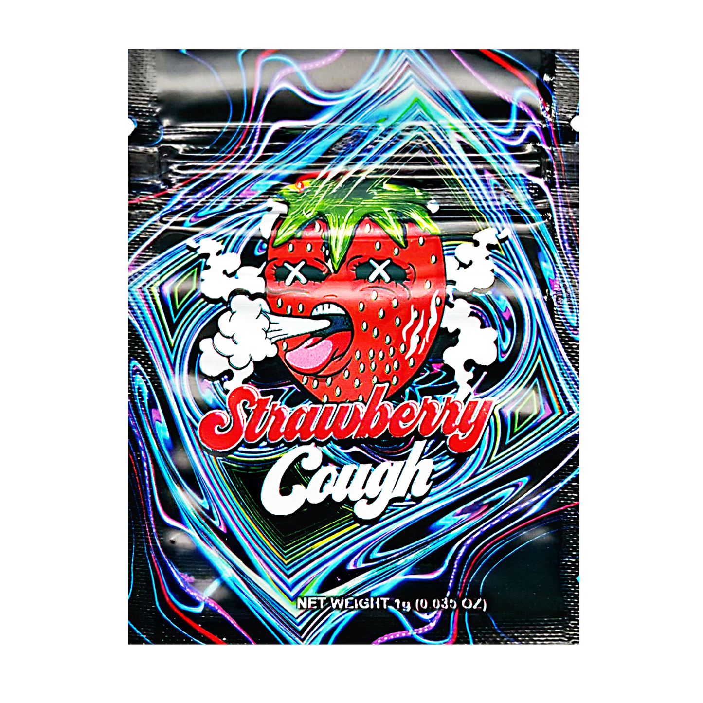 1g Exotic Mylar Bag - Strawberry Cough (100 Count)