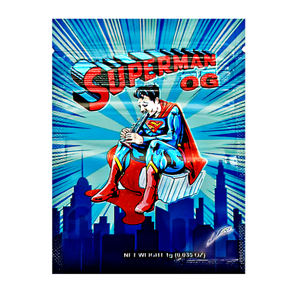 1g Exotic Mylar Bag - Superman OG (100 Count)