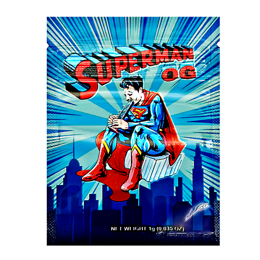 1g Exotic Mylar Bag - Superman OG (100 Count)