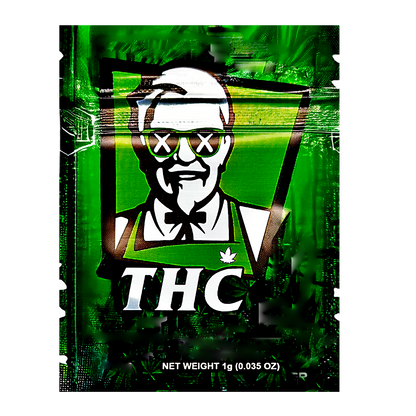1g Exotic Mylar Bag - THC (100 Count)