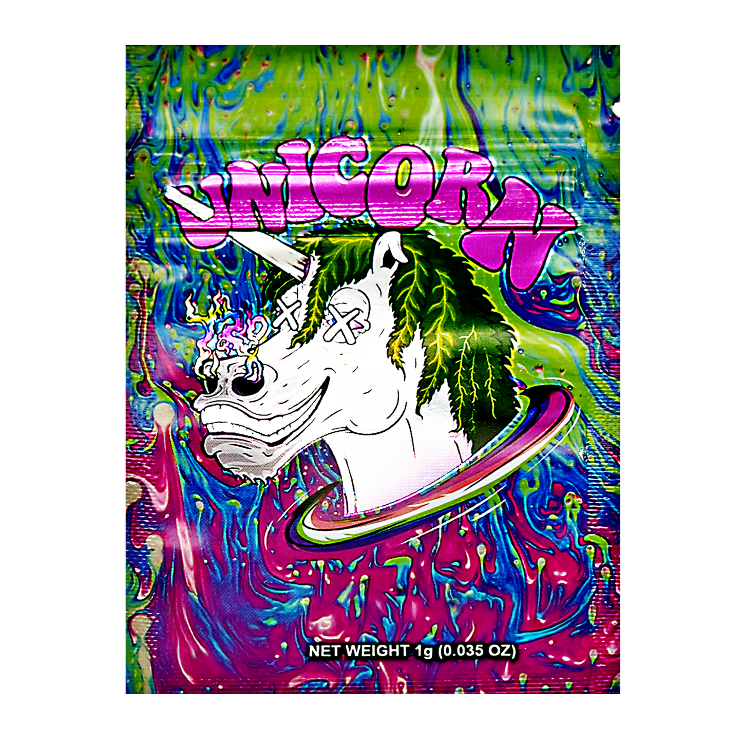 1g Exotic Mylar Bag - Unicorn High (100 Count)