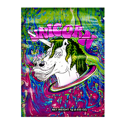1g Exotic Mylar Bag - Unicorn High (100 Count)