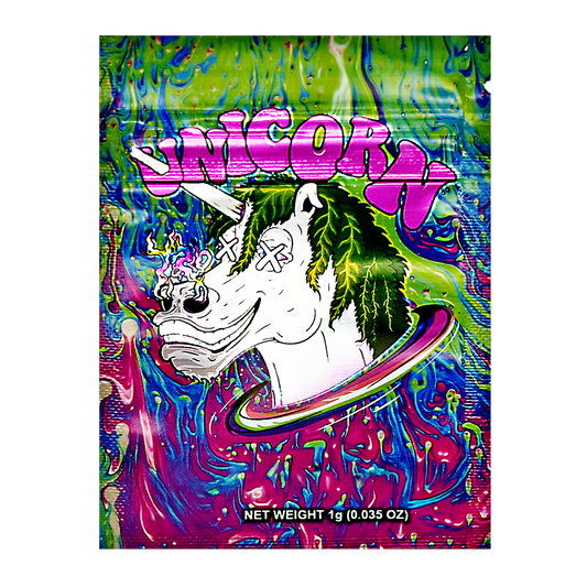 1g Exotic Mylar Bag - Unicorn High (100 Count)