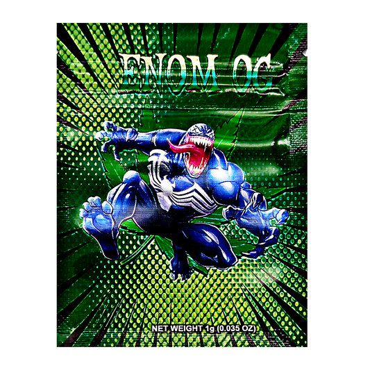 1g Exotic Mylar Bag - Venom OG (100 Count)