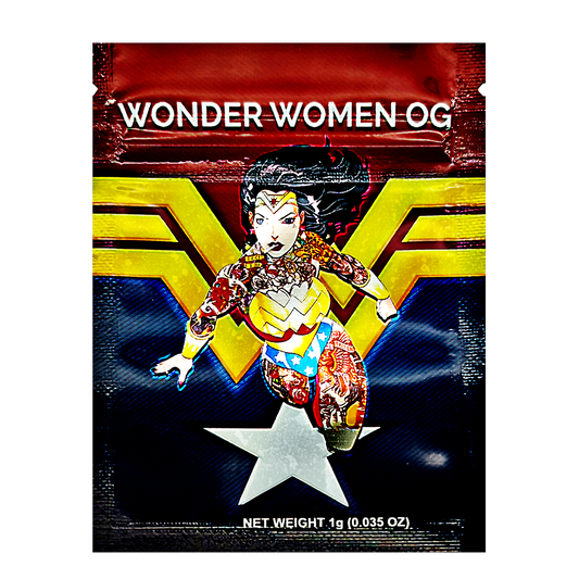 1g Exotic Mylar Bag - Wonder Women OG (100 Count)