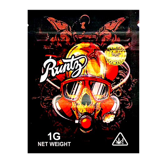 1g Exotic Mylar Bag - Rutnz Skull Mask (100 Count)