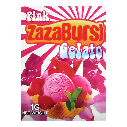 1g Exotic Mylar Bag - Pink Zazaburst Gelato (100 Count)