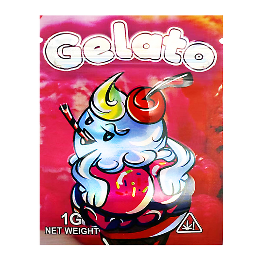 1g Exotic Mylar Bag - Gelato Chick (100 Count)