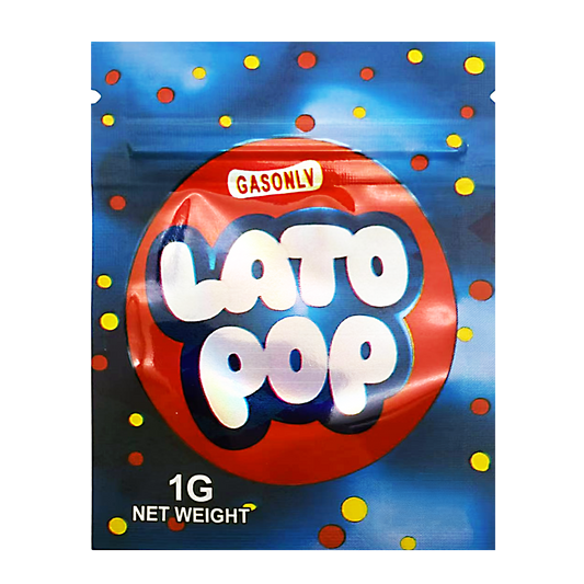 1g Exotic Mylar Bag - Gasonly LatoPop (100 Count)