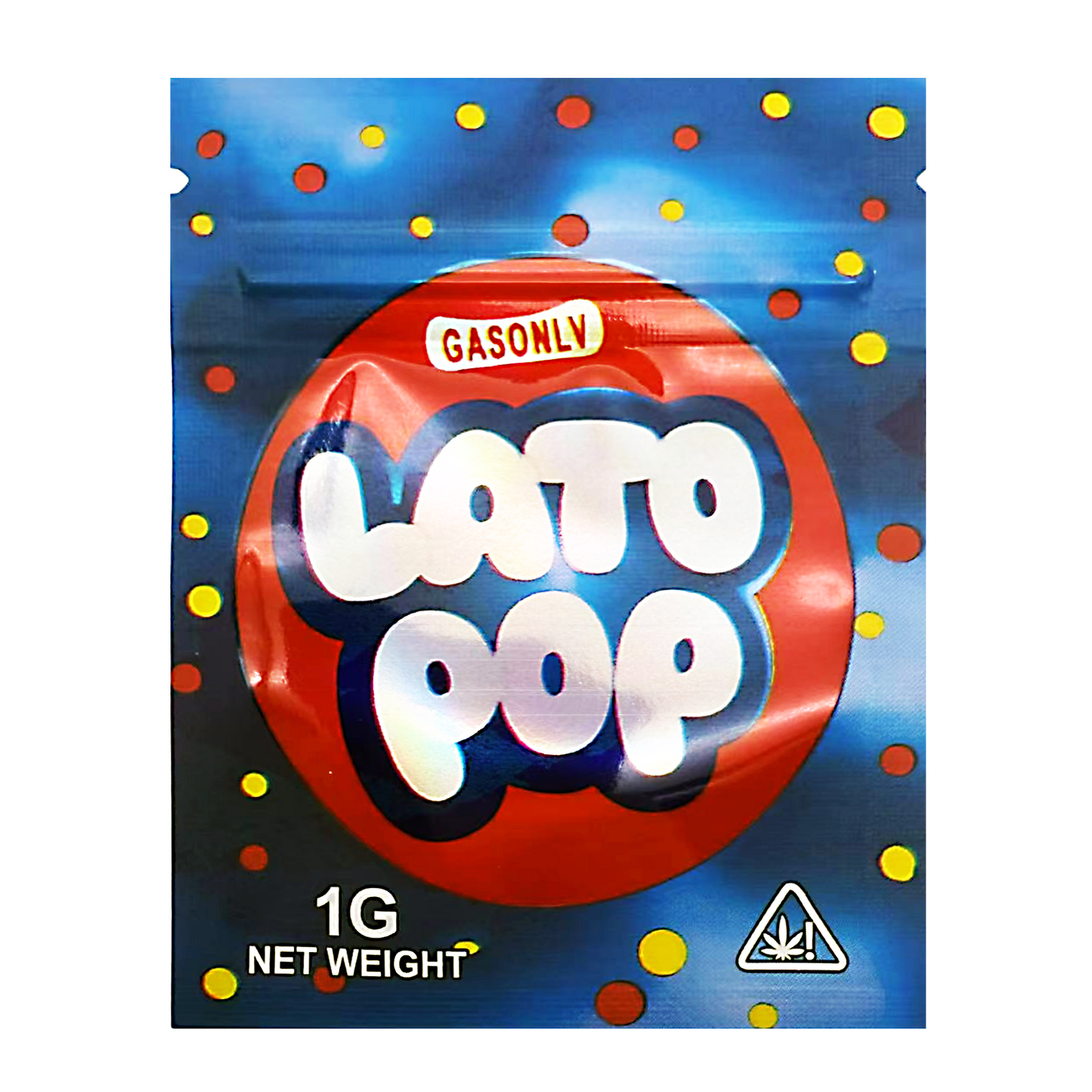 1g Exotic Mylar Bag - Gasonly LatoPop (100 Count)