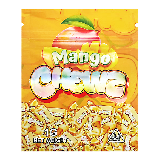 1g Exotic Mylar Bag - Mango Chewz (100 Count)