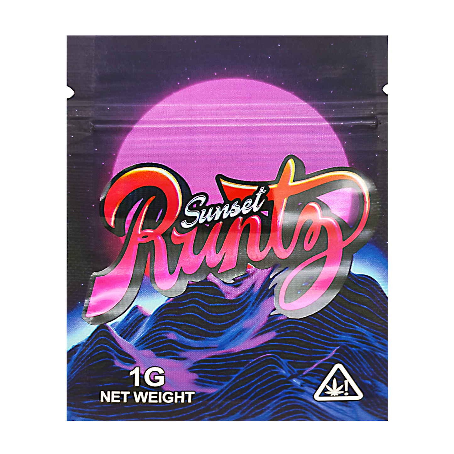 1g Exotic Mylar Bag - Sunset Runtz (100 Count)