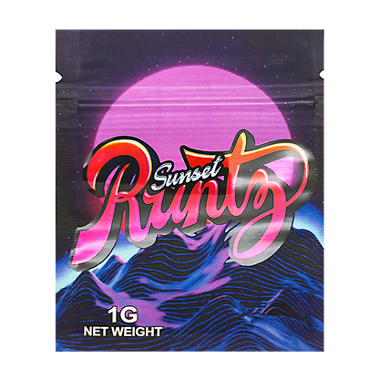 1g Exotic Mylar Bag - Sunset Runtz (100 Count)