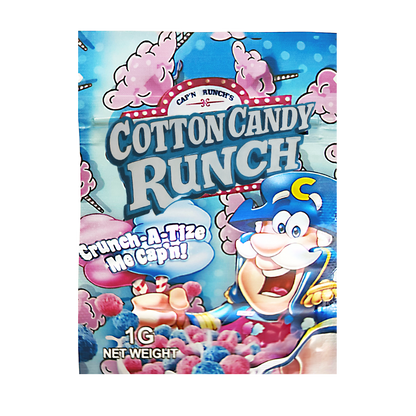 1g Exotic Mylar Bag - Cotton Candy Runch (100 Count)