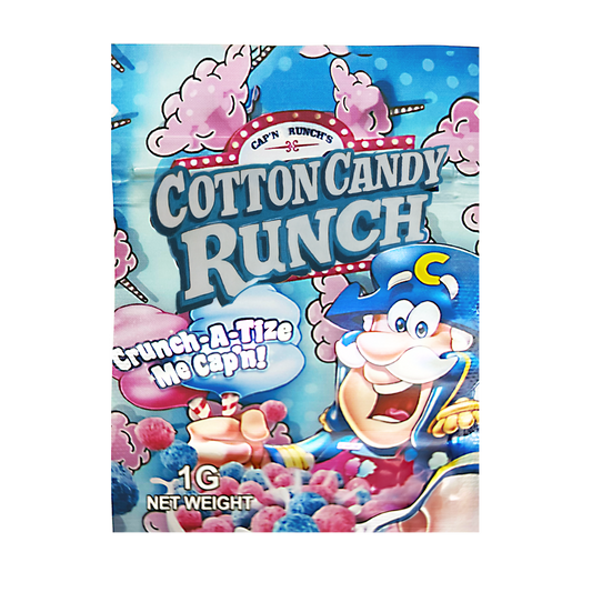 1g Exotic Mylar Bag - Cotton Candy Runch (100 Count)