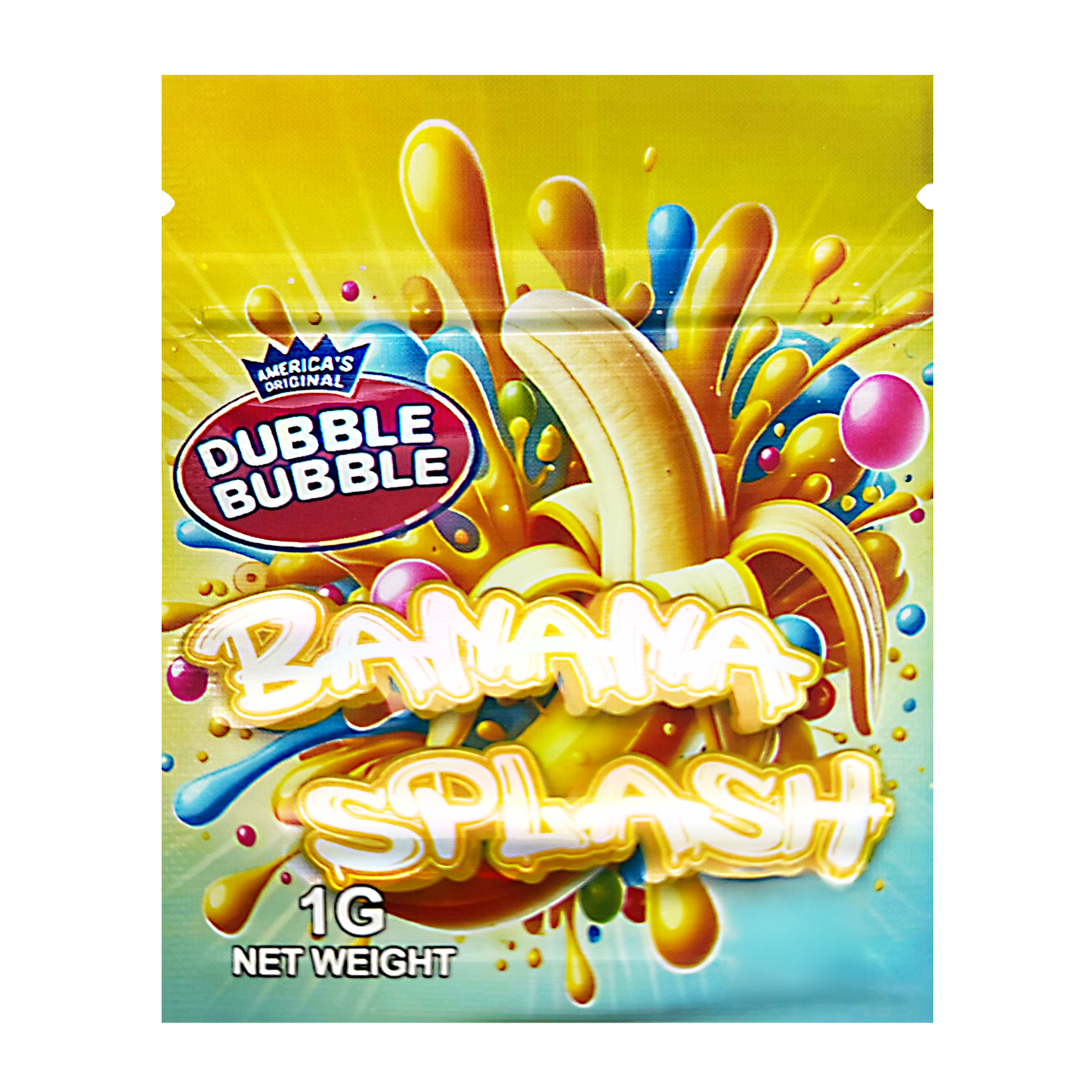 1g Exotic Mylar Bag - Banana Splash (100 Count)