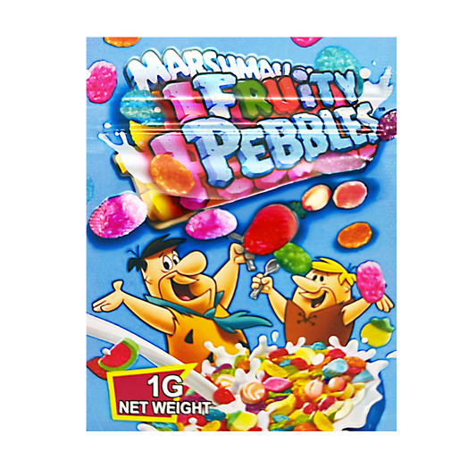 1g Exotic Mylar Bag - Marshmallow Fruity Pebble Weedables (100 Count)