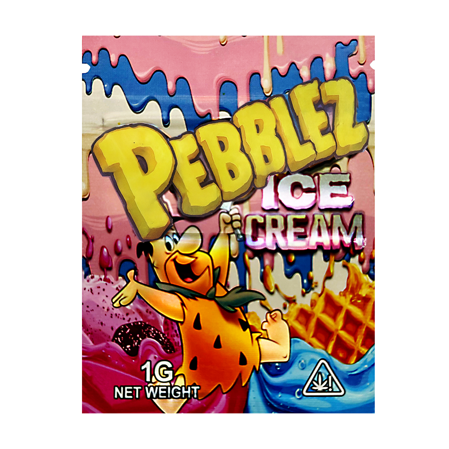 1g Exotic Mylar Bag - Pebblez Ice Cream (100 Count)