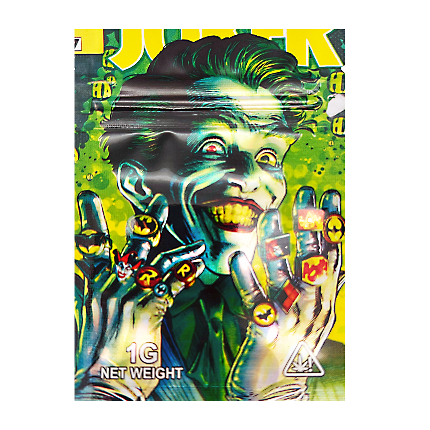 1g Exotic Mylar Bag - Joker Rings (100 Count)