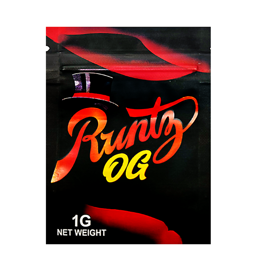 1g Exotic Mylar Bag - Runtz OG Hat (100 Count)