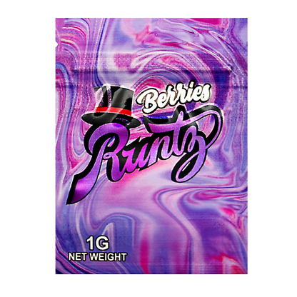 1g Exotic Mylar Bag - Beries Runtz (100 Count)