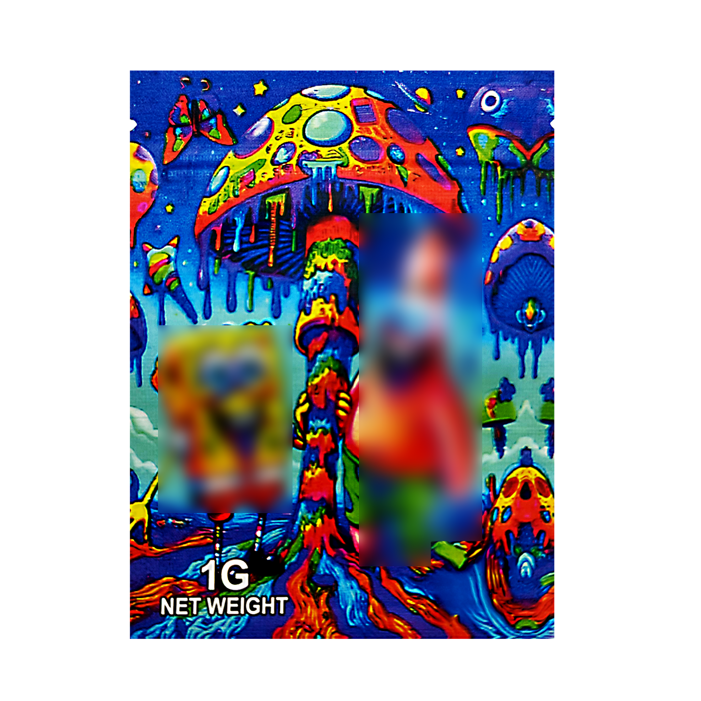 1g Exotic Mylar Bag - Sponge Bob (100 Count)