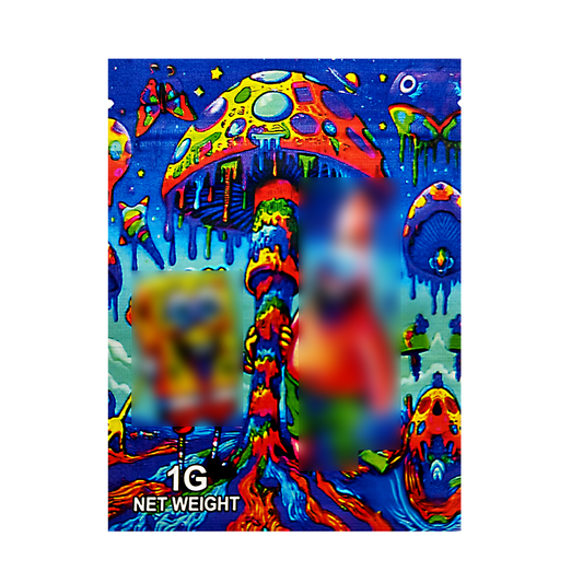 1g Exotic Mylar Bag - Sponge Bob (100 Count)