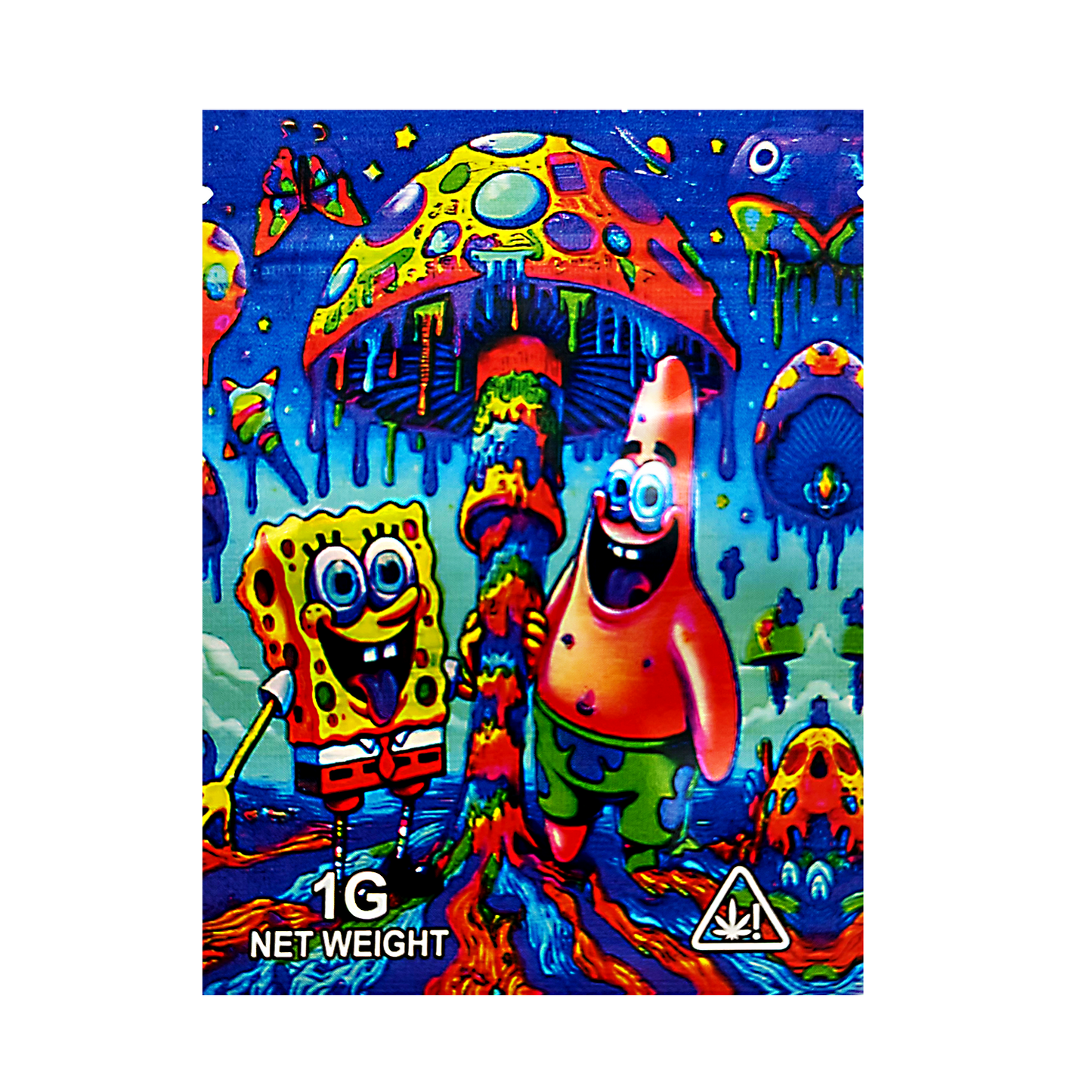 1g Exotic Mylar Bag - Sponge Bob (100 Count)