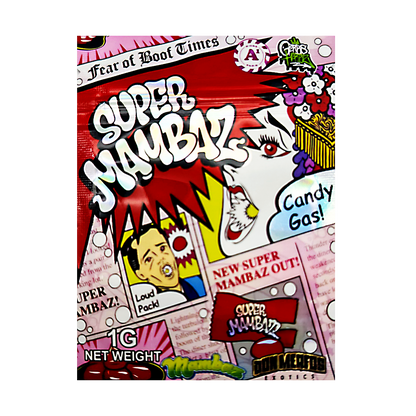 1g Exotic Mylar Bag - Super Mambaz Candy Gas (100 Count)
