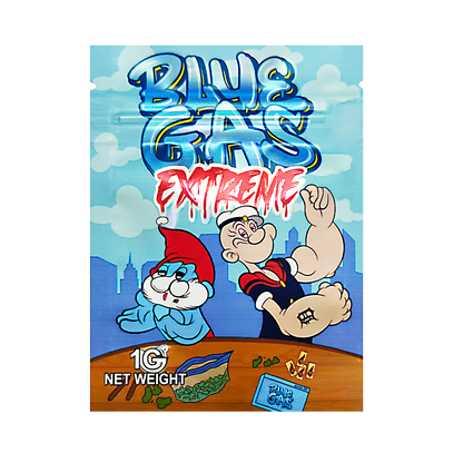 1g Exotic Mylar Bag - Blue Gas Extreme (100 Count)