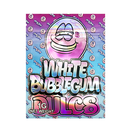 1g Exotic Mylar Bag - White Bubblegum Dulce (100 Count)