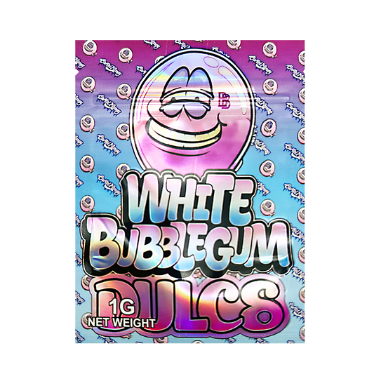 1g Exotic Mylar Bag - White Bubblegum Dulce (100 Count)