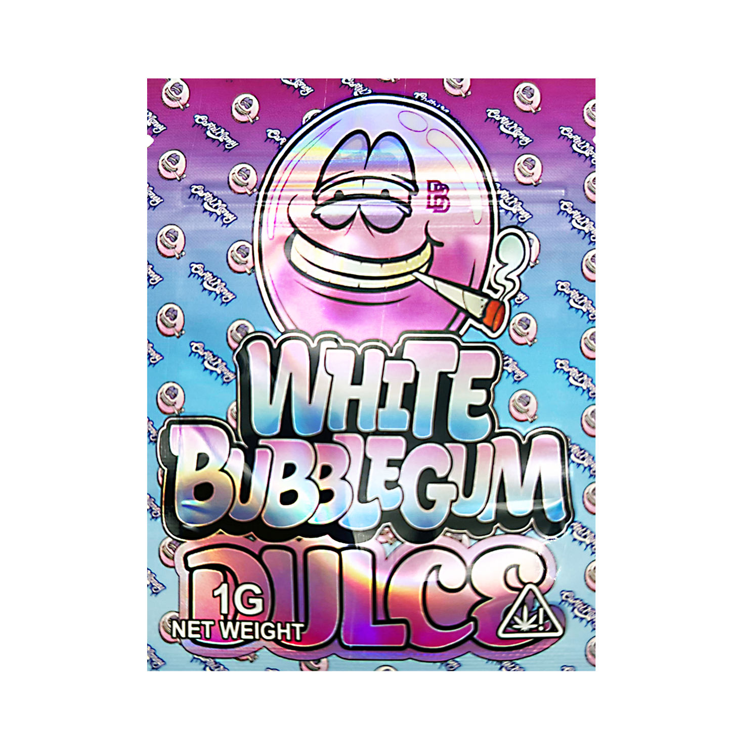 1g Exotic Mylar Bag - White Bubblegum Dulce (100 Count)