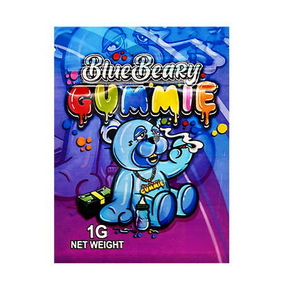 1g Exotic Mylar Bag - BlueBeary Gummie (100 Count)